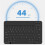 Bluetooth Keyboard UK Layout, Slim Wireless Rechargeable Design for iPad, Windows and MultiDevice Use 3