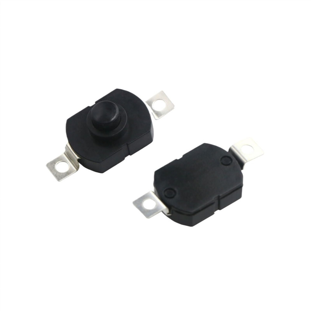 10Pcs 12.2X17x9.7mm Push Button Switch 30V 1A With Durable Lock For Flashlight Or Table Lamp 9199774107037