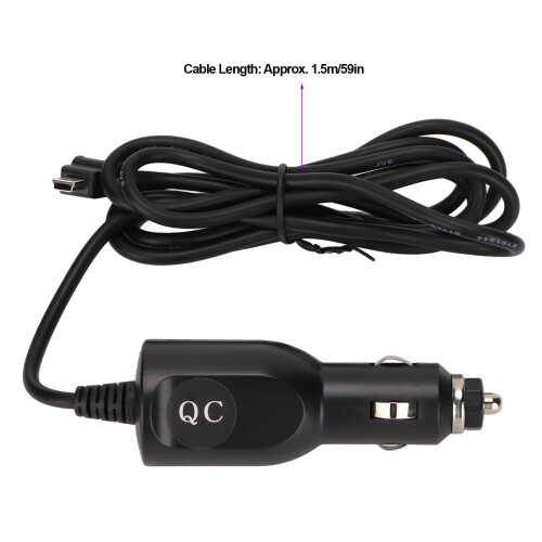 5V 1.2A Cigarette Lighter Car Charger Plug for XL One GPS Replacement 1