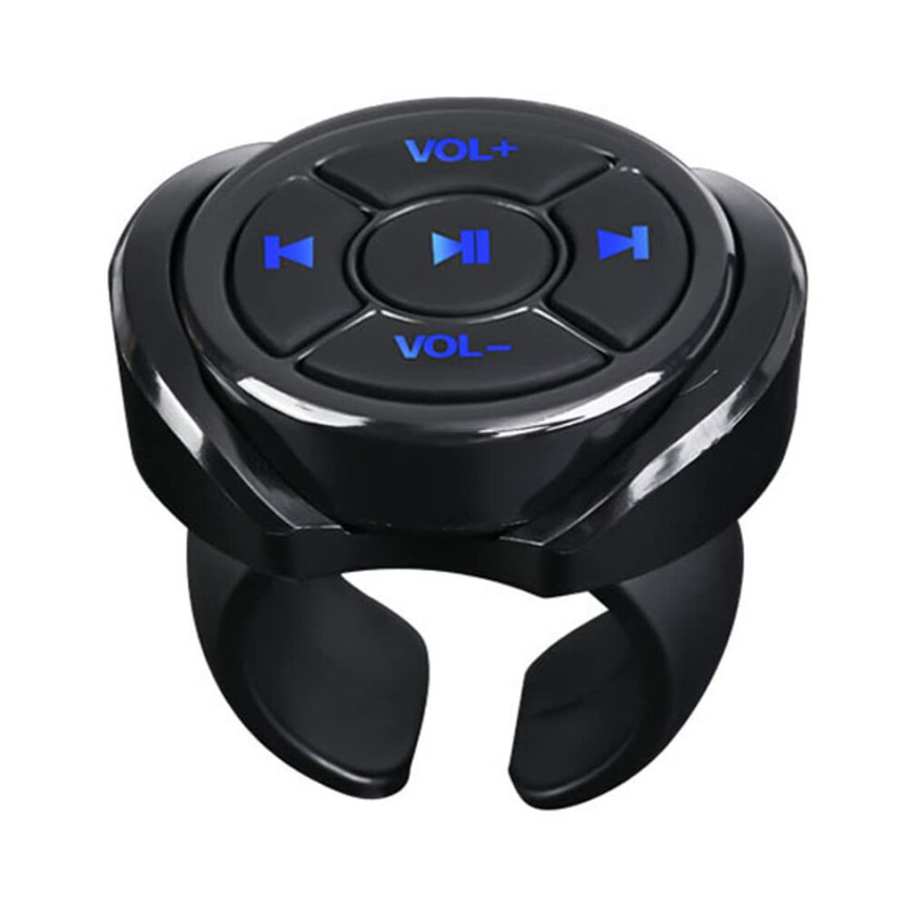 Wireless Bluetooth Media Button Remote Controller Car Motorcycle Bike Steering Wheel Music Play Remote Phone Tablet 9199774174220