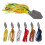 6 StüCk AngelköDer, KöDer Spinner Swim Flipping Bladed Jigs, Chatter FischköDer für Lachs, Hecht, Forelle, SchaukelanhäNger 1