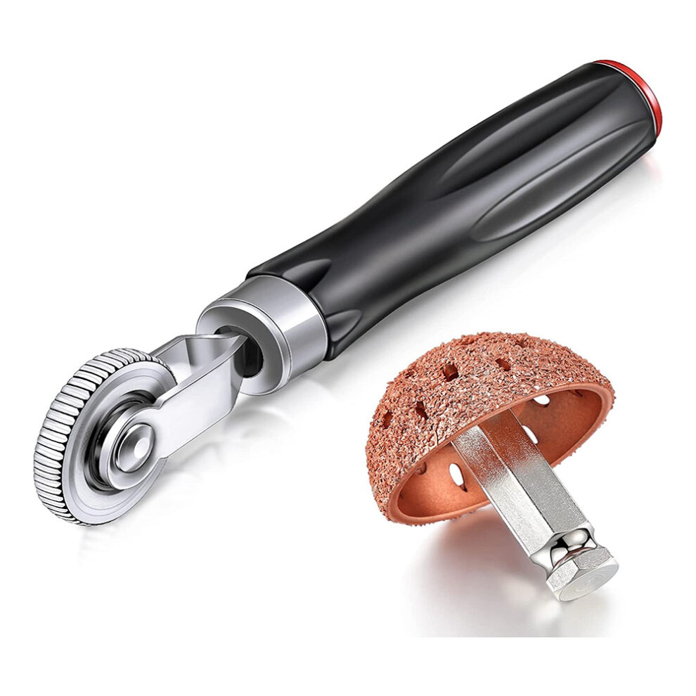 Tire Repair Patch Tools Kit Tire Patch Roller With Tire Wheel Repair Grinding Buffing Wheel (42 Mm) 6034149110676