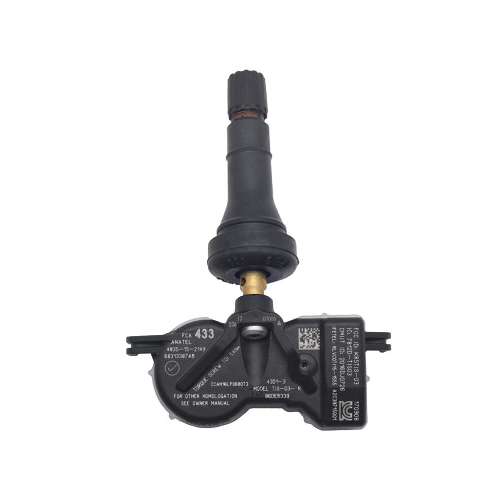 For 2018-2024 Compass Tpms 433Mhz Tire Pressure Sensor Tpms Tire Air Pressure Sensor 68313387Ab 68313387Aa 6034229688224