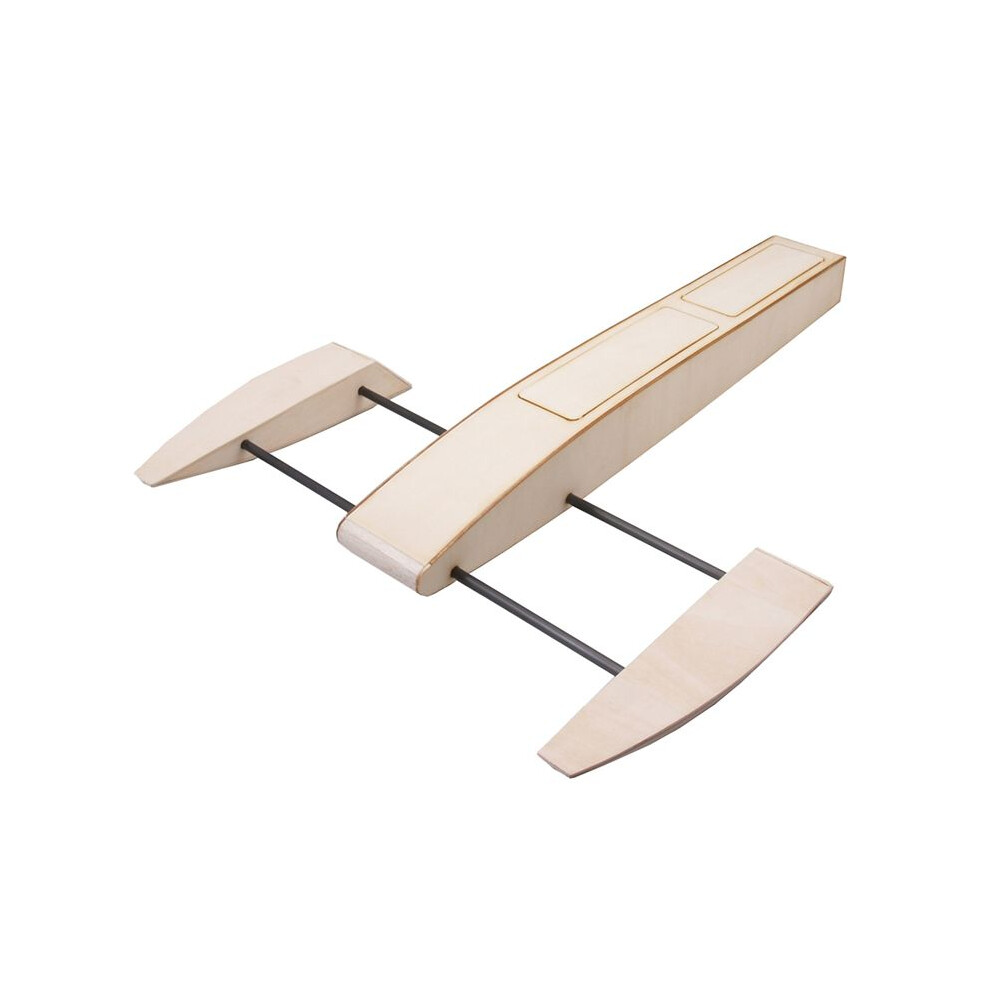RC Speed Boat Wooden Sponson Outrigger Shrimp Speed Boat Model Kits Radio Remote Control Speedboat,Single Model-image-OPC-PQQBY6M-NEW