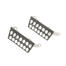 2 StüCk Metall-GehäUsepanzerschutz Vorne und Hinten für MN128 MN86S MN86KS MN86 MN86K MN G500 1/12 RC-Auto-Upgrade-Teile