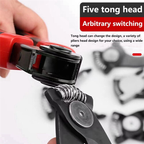 Multi-Functional Tool 5-In-1 Replaceable  Tool Set Multi-Functional Wire Stripper Electrician Special 2