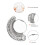 Ring Size Measuring Tool Set, Ringsizing with Magnifying Glass, Solid Ring Mandrel Sizing Tool for Ring Repair 2