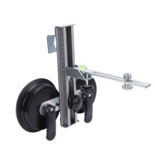Laser Level Mount with 360 Rotation Suction Cup, Bubble Level, Aluminum Alloy for Tile Installation