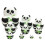 10 Layers Stackable Nesting Doll Set, Cute Panda Design, Matryoshka Toy 5