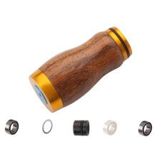 Rollengriff Massivholz Universal DIY Angelrollenzubehör Knopf Ersatzkit Zubehör B