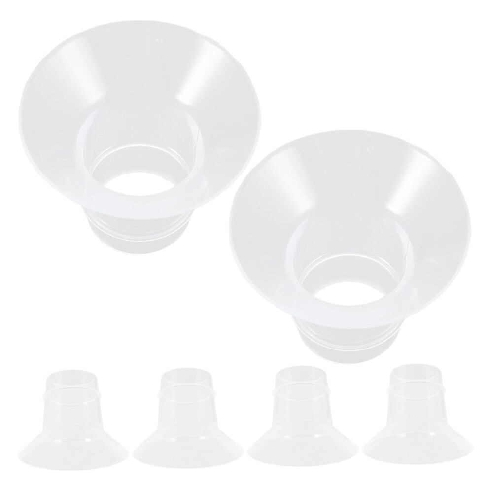 Silicone Pump Flange Inserts  6Pack For Milk Expression, Wearable Pump Parts, Compatible Breastfeeding Accessories