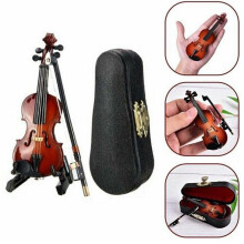 8 cm Große -Musikinstrumente, Geigenmodell-Ornamente, Wohnaccessoires, Bastelgeschenke zum Geburtstag