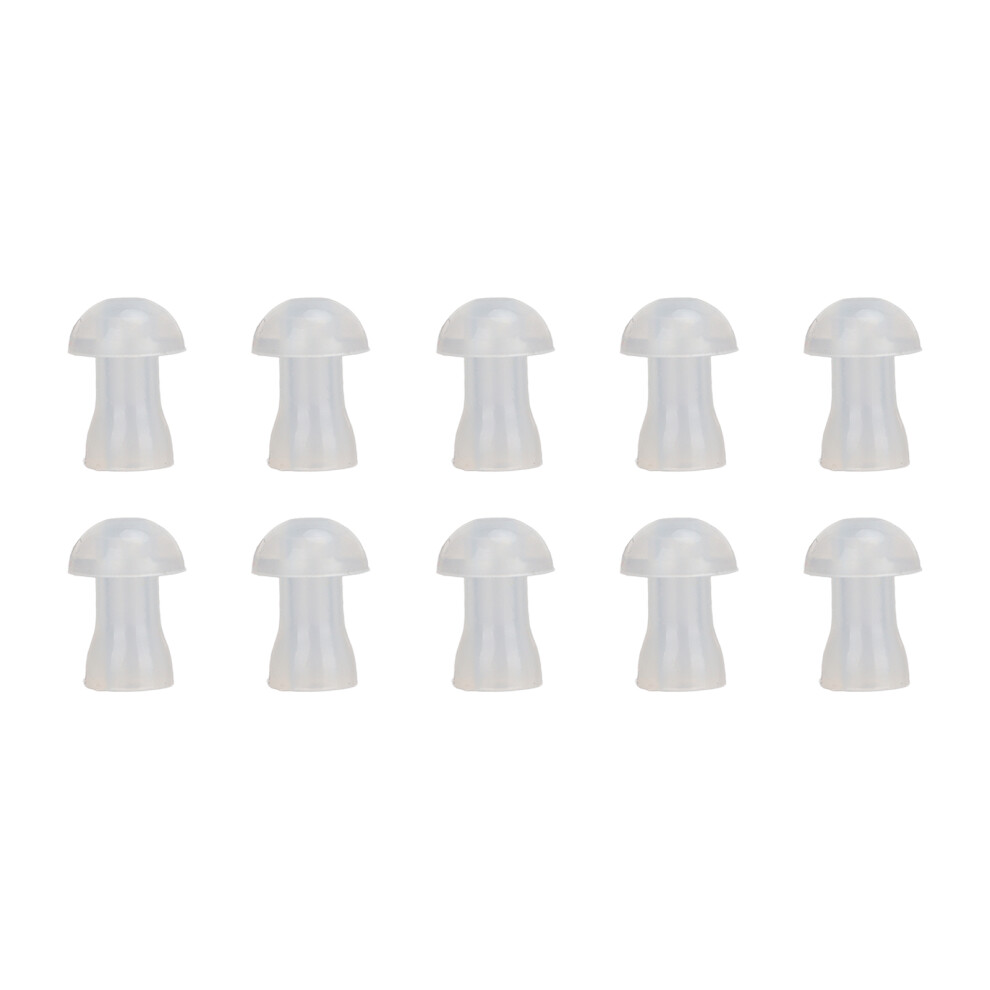 10Pcs Silicone Universal Replacement Ear Tips for Hearing Aids 8mm