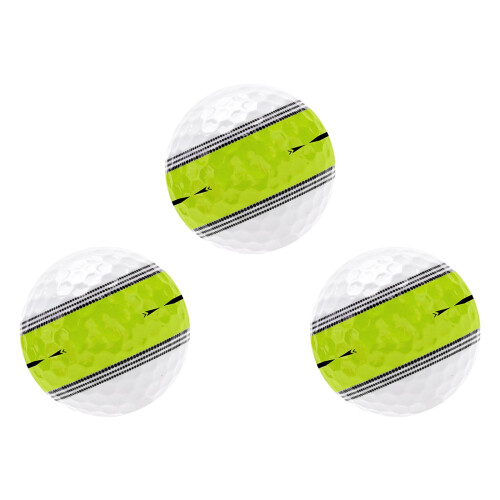 Practice Golf Balls Set Solid Rubber Training Balls  Bounce Swing Practice Driving Range Hit Away
