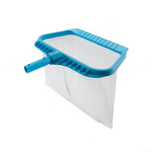 Pool Skimmer Net with Deep Mesh and Adjustable Telescopic Handle for Leaf and Debris Removal