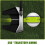 Practice Golf Balls Set Solid Rubber Training Balls  Bounce Swing Practice Driving Range Hit Away 3