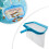 Pool Skimmer Net with Deep Mesh and Adjustable Telescopic Handle for Leaf and Debris Removal 2