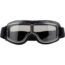 Motorcycle Goggles, Vintage Anti-Fog Goggles, Vintage Anti-Fog PU Leather Dustproof Goggles,