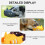 Adjustable Dog Muzzle for Large Breeds, Breathable Soft Fabric, Bite Prevention, Sky Blue L 2