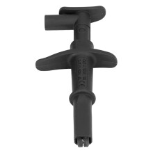 Krokodilklemmen-Testhaken 30043 Schwarz, CAT III 1000V/10A, Öffnung 16mm