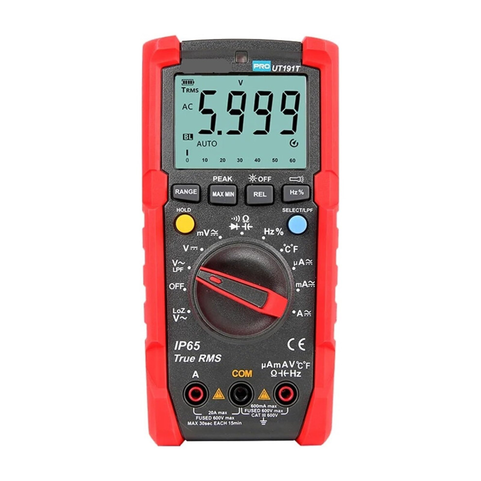 Pro Multimeter Analog Digital Current Voltage Hz Diode Loz Acv Peak Hold Professional Electrical Multimeter 9187378447215