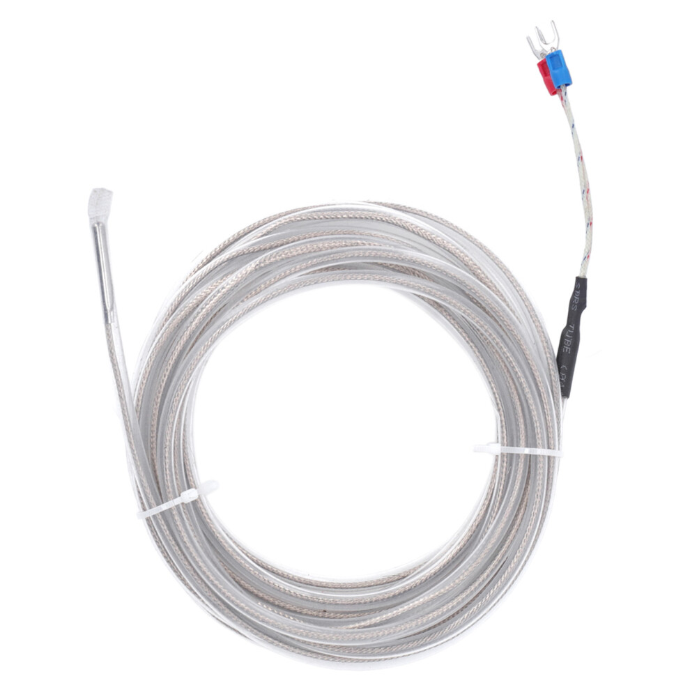 K-Type Thermocouple, Temperature Sensor Probe with Two Wire Temperature Controller for High Temperature Measurement Accuracy, Sensitive Response,