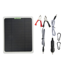 Lightweight and Durable Solar Panel Battery Charger Kit, Portable Solar Battery Charger with All Weather Solar Charging Capability, Monocrystalline