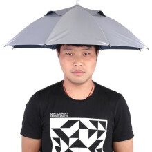 Outdoor-Regenschirmhut, Sonnenregenhüte, Regenschirmhut für leichten UV-Schutz