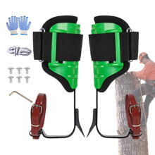 Climbing Tools Kit Tree Climbing Spikes Set Ergonomic Climbing Spurs Adjustable NonSlip Gear For Climbers