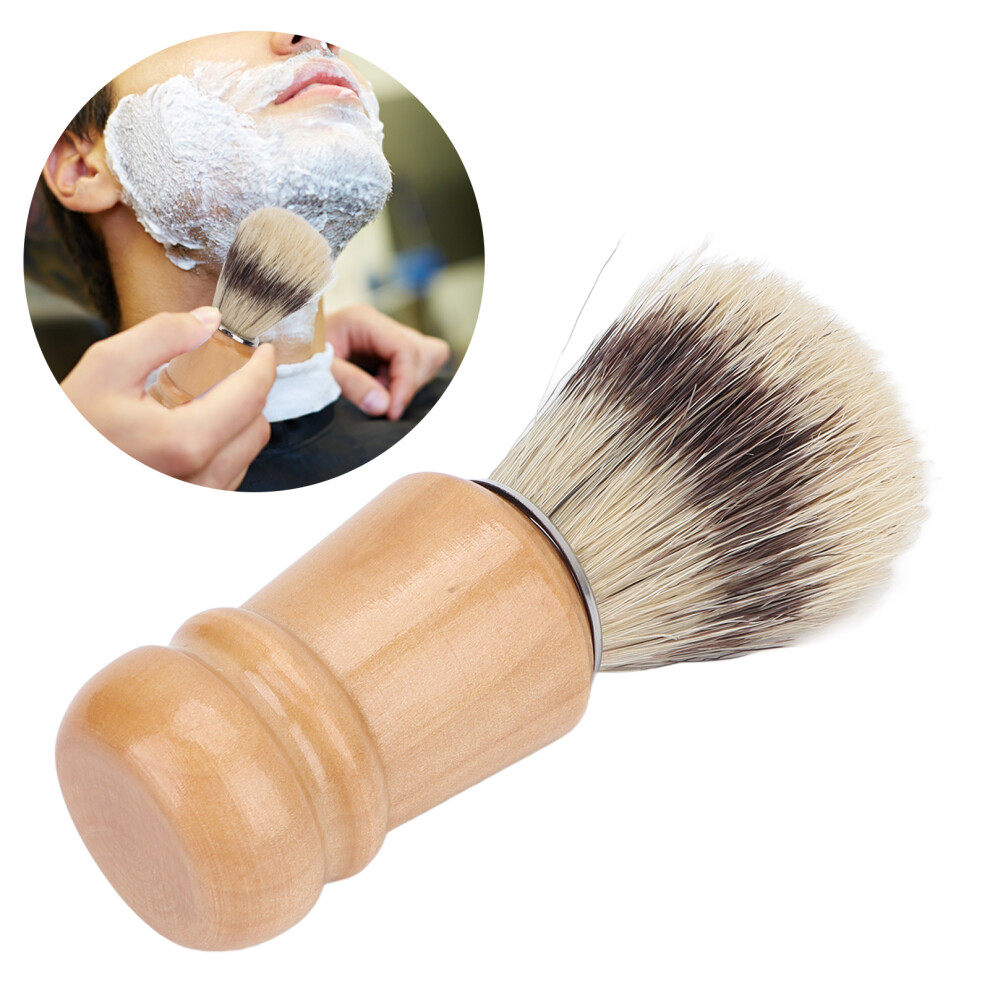 Gentle Wood-Handled Shaving Brush for a Silky Shave Experience - 80g