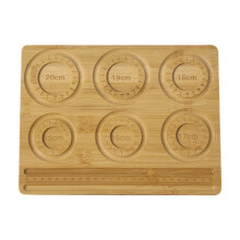 Wooden Bead Board Jewelry Design Tray with Adjustable Bracelet Slots and Multiple Compartments