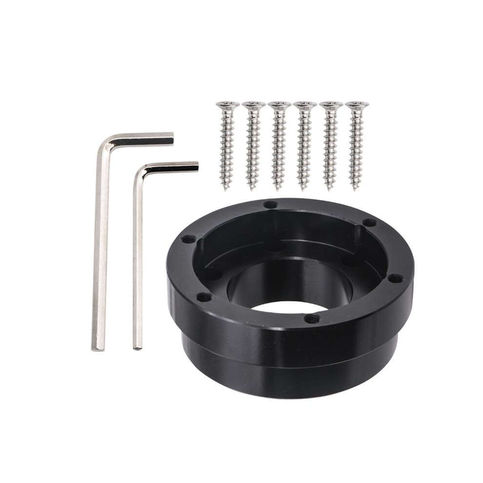 70Mm Steering Wheel Adapter Plate For G29 G920 G923 Metal Modification Replacement Part Black 6031813039318