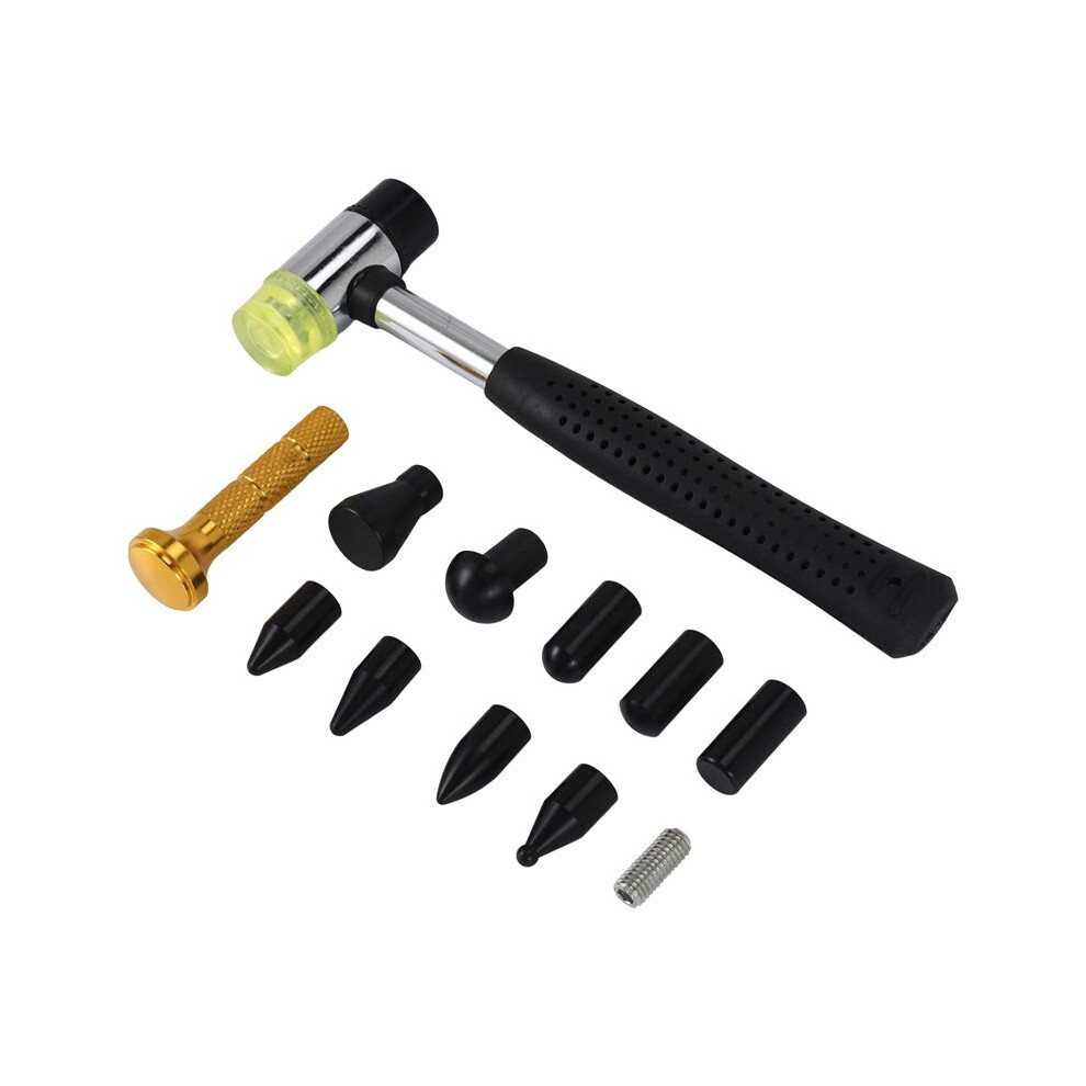 Car Body Paintless Dent Repair Tools Kits Knockdown Metal Tap Down Pen Dent Lifter Dent Fix Tools With 9 Heads 6031632505544