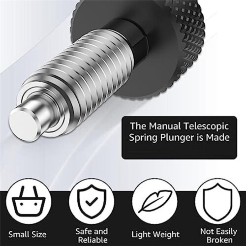 Handle Quick Release Pins Kit,with Knurled Handle Stainless Steel Lock M6 Quick Release Pins for Rolling Toolbox (2 Set) 1