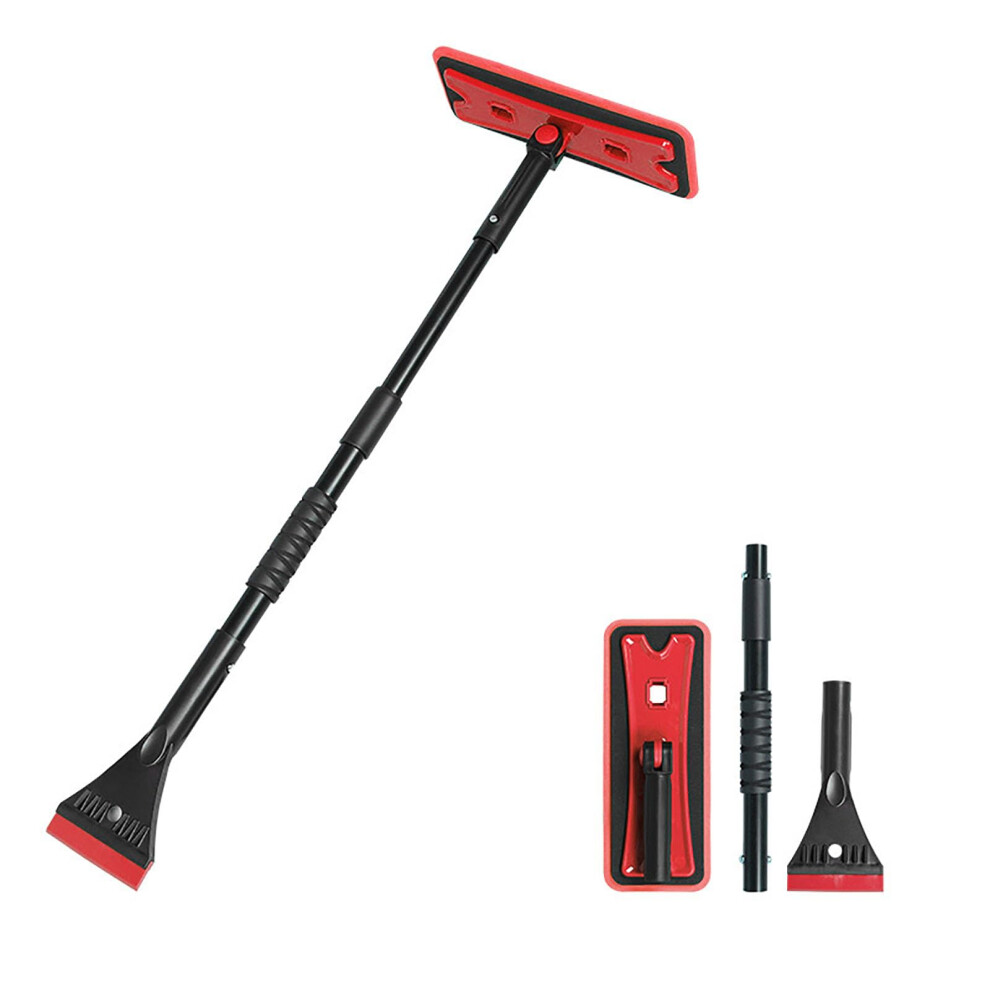 Car Snow Shovel For Alfa Romeo Tonale With Ice Scraper And Snow Brush, Nonscratch, 2 Red 9187378447765
