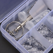 Optical Glasses Repair Kit Eyeglass Repair Screws Tool Box Eyeglass Sunglasses Screw Nut Nose Pad Assortment Set