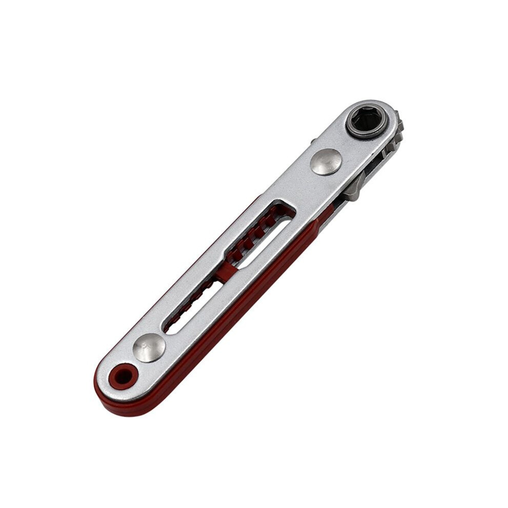 Ratchet Wrench 1/4 Inch Drive Socket Hex Screwdriver Bit Dual Ratchet Wrench Tool With Two Bit Heads Straight 6031859679721