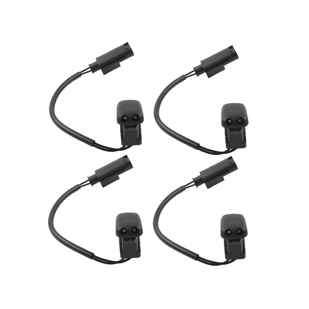 4Pcs Front Windshield Washer Nozzle W/Heated Lr040670 For L322 2002-2012 Windscreen Sprayer Jet 6033464649250