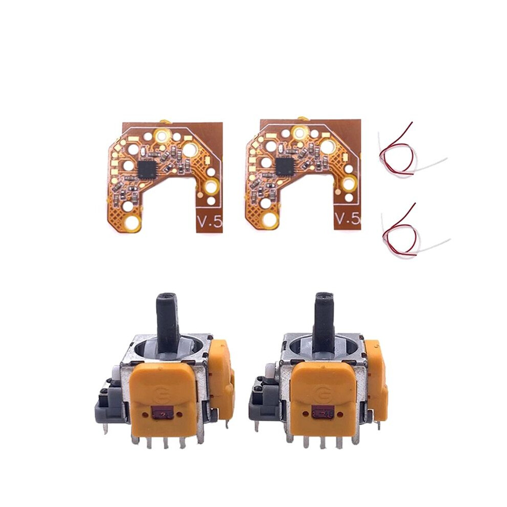 2Pcs Hall Joystick+Calibration Board For Ps5 Gamepad Hall Effect & Hall Joystick Center/Outer Ring Calibration 4712918432755