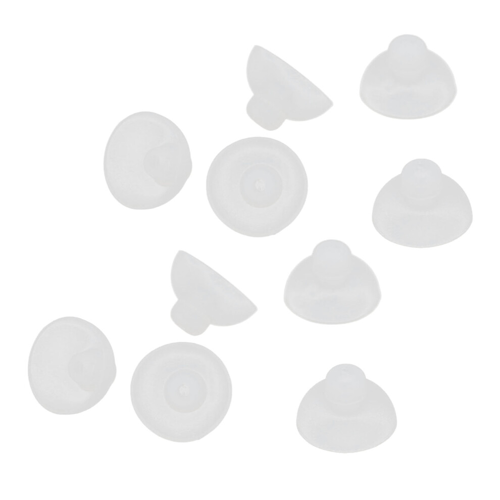 9mm Detachable Silicone Hearing Aid Domes 10PCS - Washable Ear Tips