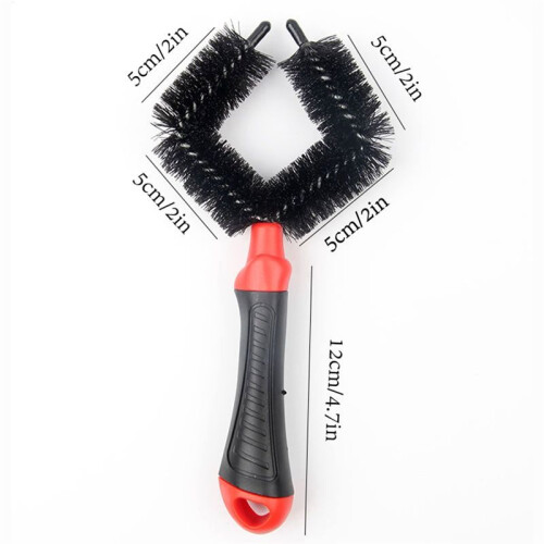 Bicycle Brush Bicycle Flywheel Cleaning Tool Set Cleaning Set Red 2
