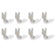 Industrial Lockstitch Sewing Machines Presser Foot with Non-stick Base, Teflon Presser Foot Glides Smoothly Over Fabrics, Standard Hinged Foot for