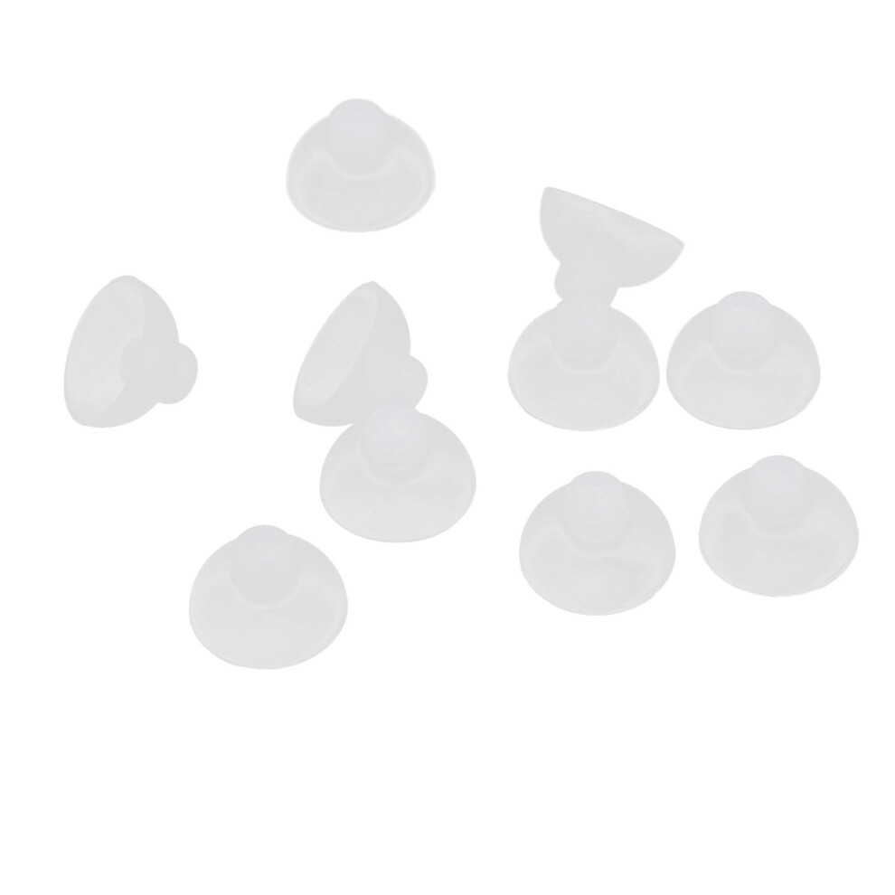 Closed Silicone Hearing Aid Domes Anti-Static Ear Tips 10PCS 6mm