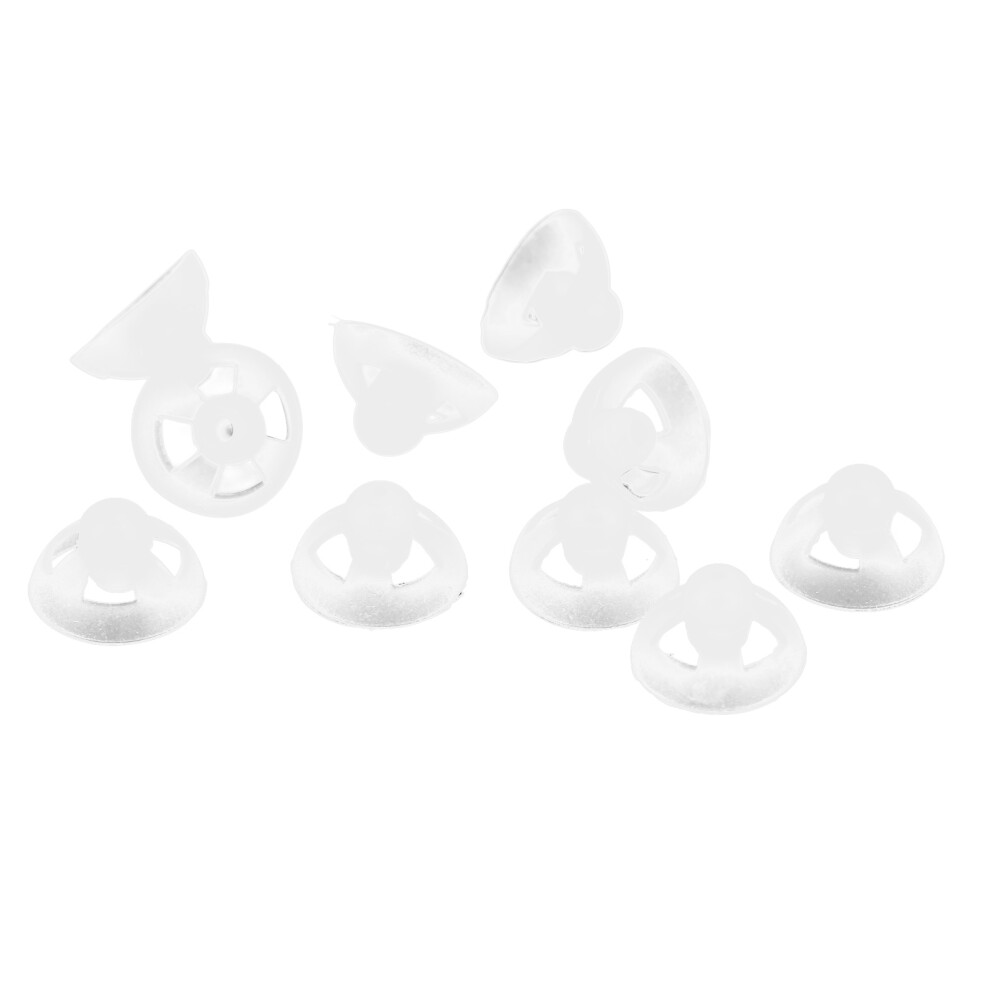 Washable 7mm Soft Silicone Hearing Aid Domes Anti-Static 10PCS Ear Tips
