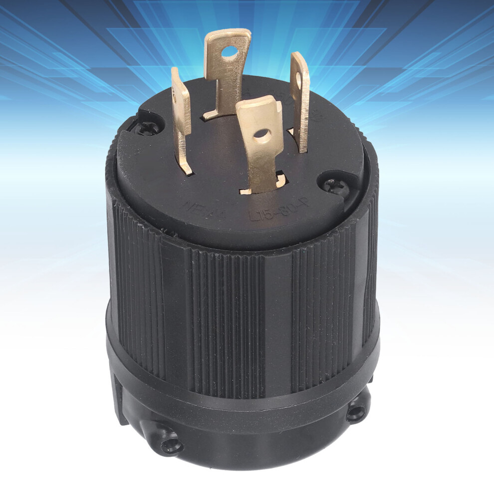 Locking Us Plug L15â30P Brass Contact 30A 250V For Appliances 4611382252701