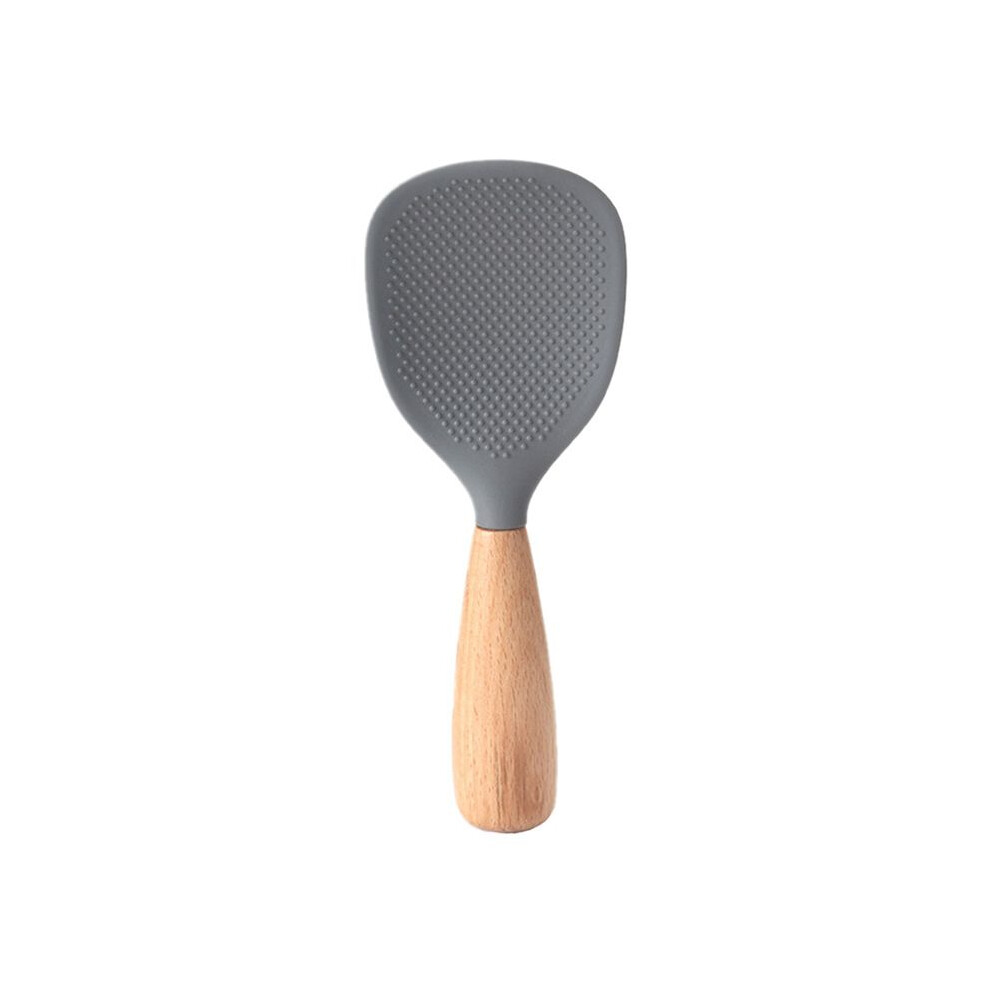 Silicone Rice Shovel Internet Celebrity Non-Stick Rice Spoon Rice Cooker Special Rice Shovel Grey 6031889768976