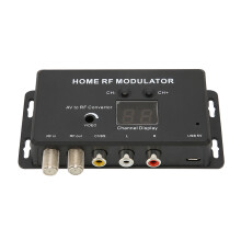 M70RV TV Link Modulator PAL/NTSC RF-Konverter für AV-Quelle, 85dBuV