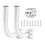 Adjustable Universal Wireless Bridge Bracket Mount Kit, for Outdoor Antenna Point to Point AP Access Point Client 2Pack 1