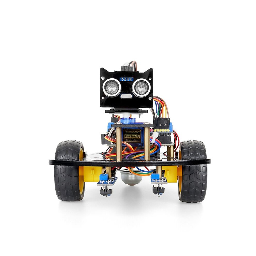 2Wd Robot Car Kits For Programming Project With -Tracking And Obstacle Avoidance Educational Kit 6033846109754