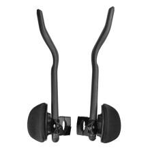 1Pair 30 Bicycle Rest Handlebar Carbon Fiber Auxiliary Rest Handlebar for Flat Handle Bar Cycling Accessories 3K Matte